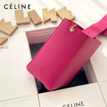CELINE塞琳原單 650 SANGLE BUCKET小號柔軟粒面小牛皮小號水桶包