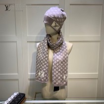 LV路易威登LouisVuitton官網新品羊毛羊絨套裝系列帽子＋圍巾