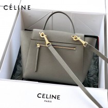 CELINE塞琳原單620-1 BELT MICRO 中號 粒面小牛皮斜挎手提手袋