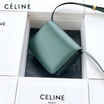 CELINE塞琳原單  Box Teen 拋光小牛皮小號豆腐包