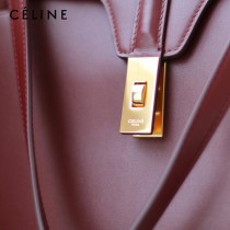 CELINE塞琳原單 soft 16 大號光滑牛皮革柔軟手袋購物袋