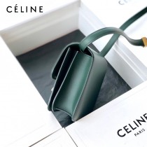 CELINE塞琳原單  Box Teen 拋光小牛皮小號豆腐包