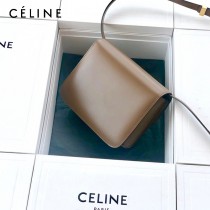 CELINE塞琳原單  Box Teen 拋光小牛皮小號豆腐包