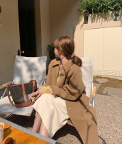 CELINE塞琳原單718  TRIOMPHE CANVAS標誌印花小號人造革配牛皮革水桶包