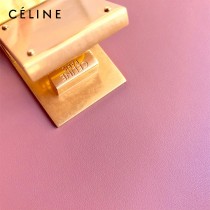 CELINE塞琳原單  CLASSIC 中號 細橫紋小牛皮小號豆腐包