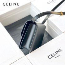 CELINE塞琳原單  Box Teen 拋光小牛皮小號豆腐包