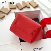 CELINE塞琳原單 650 SANGLE BUCKET小號柔軟粒面小牛皮小號水桶包