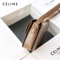 CELINE塞琳原單 666 TRIOMPHE 中號凱旋門 小牛皮肩背包郵差包