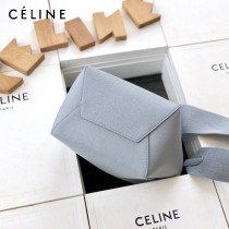 CELINE塞琳原單 650 SANGLE BUCKET小號柔軟粒面小牛皮小號水桶包