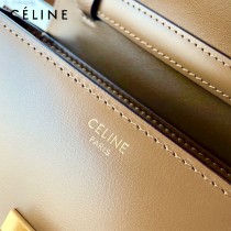 CELINE塞琳原單  Box Teen 拋光小牛皮小號豆腐包