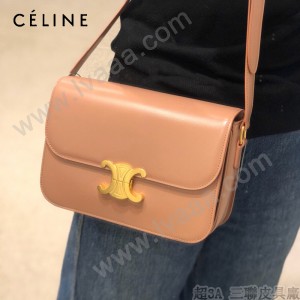 CELINE塞琳原單 666 TRIOMPHE 中號凱旋門 小牛皮肩背包郵差包
