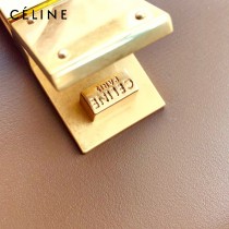CELINE塞琳原單  Box Teen 拋光小牛皮小號豆腐包