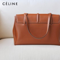 CELINE塞琳原單 soft 16 大號光滑牛皮革柔軟手袋購物袋