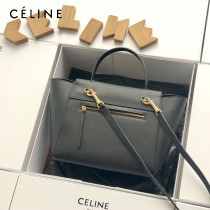 CELINE塞琳原單 620  BELT MINI  粒面小牛皮肩背 大號手提鯰魚包
