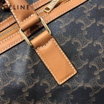 CELINE塞琳原單693 VOYAGE TRIOMPHE帆布大號手袋旅行袋