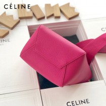 CELINE塞琳原單 650 SANGLE BUCKET小號柔軟粒面小牛皮小號水桶包