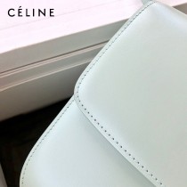 CELINE塞琳原單  CLASSIC 中號 細橫紋小牛皮小號豆腐包