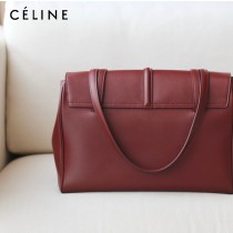 CELINE塞琳原單 soft 16 大號光滑牛皮革柔軟手袋購物袋