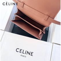 CELINE塞琳原單  Box Teen 拋光小牛皮小號豆腐包