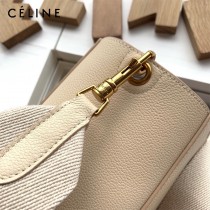 CELINE塞琳原單 650 SANGLE BUCKET小號柔軟粒面小牛皮小號水桶包