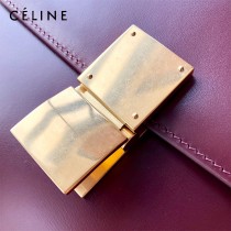 CELINE塞琳原單  CLASSIC 中號 細橫紋小牛皮小號豆腐包