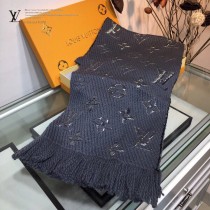 LV路易威登新款針織金銀字系列小圍巾 披肩