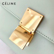 CELINE塞琳原單  CLASSIC 中號 細橫紋小牛皮小號豆腐包