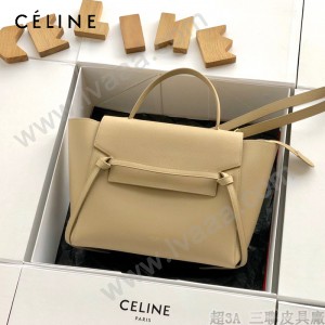 CELINE塞琳原單 620  BELT MINI  粒面小牛皮肩背 大號手提鯰魚包