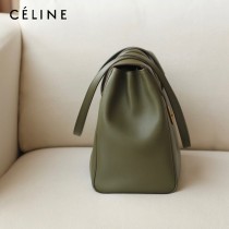 CELINE塞琳原單 soft 16 大號光滑牛皮革柔軟手袋購物袋