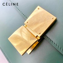 CELINE塞琳原單  CLASSIC 中號 細橫紋小牛皮小號豆腐包