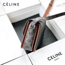 CELINE塞琳原單 666 TRIOMPHE 中號 老花郵差包