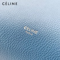 CELINE塞琳原單 650 SANGLE BUCKET小號柔軟粒面小牛皮小號水桶包