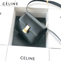 CELINE塞琳原單  Box Teen 拋光小牛皮小號豆腐包