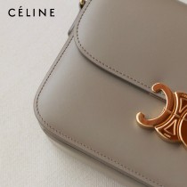 CELINE塞琳原單 666 TRIOMPHE 中號凱旋門 小牛皮肩背包郵差包