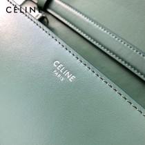 CELINE塞琳原單  CLASSIC 中號 細橫紋小牛皮小號豆腐包