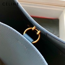 CELINE塞琳原單 650 SANGLE BUCKET小號柔軟粒面小牛皮小號水桶包