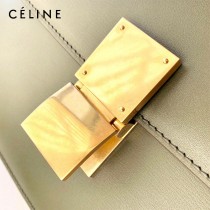 CELINE塞琳原單  CLASSIC 中號 細橫紋小牛皮小號豆腐包