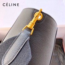 CELINE塞琳原單 632  大號SANGLE BUCKET 柔軟粒面小牛皮水桶包