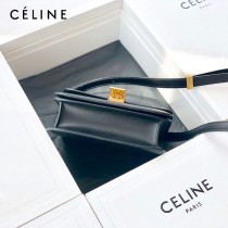 CELINE塞琳原單  Box Teen 拋光小牛皮小號豆腐包