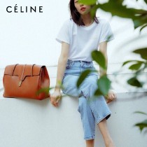 CELINE塞琳原單 soft 16 大號光滑牛皮革柔軟手袋購物袋