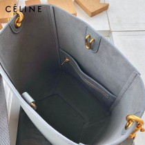 CELINE塞琳原單 650 SANGLE BUCKET小號柔軟粒面小牛皮小號水桶包