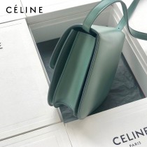 CELINE塞琳原單  CLASSIC 中號 細橫紋小牛皮小號豆腐包