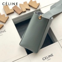 CELINE塞琳原單 650 SANGLE BUCKET小號柔軟粒面小牛皮小號水桶包