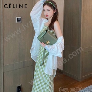 CELINE塞琳原單 666 TRIOMPHE 中號凱旋門 小牛皮肩背包郵差包