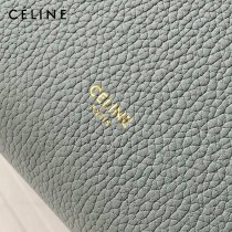CELINE塞琳原單 650 SANGLE BUCKET小號柔軟粒面小牛皮小號水桶包