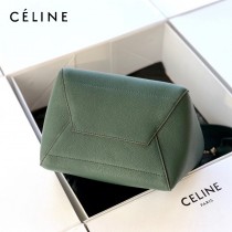 CELINE塞琳原單 632  大號SANGLE BUCKET 柔軟粒面小牛皮水桶包
