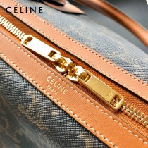 CELINE塞琳原單 695  Triomphe帆布波士頓包
