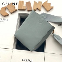 CELINE塞琳原單 650 SANGLE BUCKET小號柔軟粒面小牛皮小號水桶包