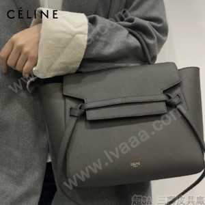 CELINE塞琳原單620-1 BELT MICRO 中號 粒面小牛皮斜挎手提手袋