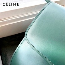 CELINE塞琳原單  CLASSIC 中號 細橫紋小牛皮小號豆腐包